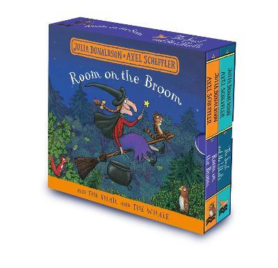 Room on the Broom and The Snail and the Whale Board Book Gift Slipcase - Julia Donaldson - cover