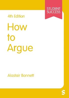 How to Argue - Alastair Bonnett - cover