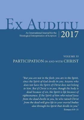 Ex Auditu - Volume 33 - cover