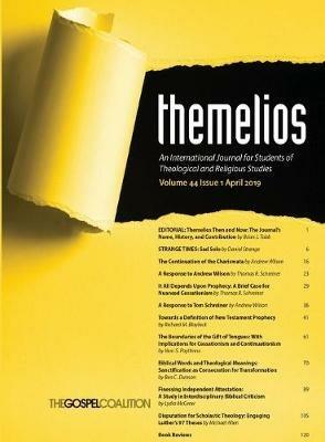 Themelios, Volume 44, Issue 1 - D A Carson - cover