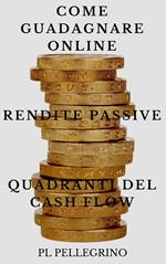 Come guadagnare online con le rendite passive e i quadranti del cash flow