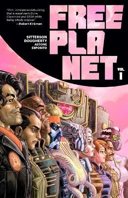 Free Planet Volume 1: A romantic, geopolitical space opera graphic novel - cover