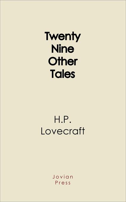 Twenty-Nine Other Tales