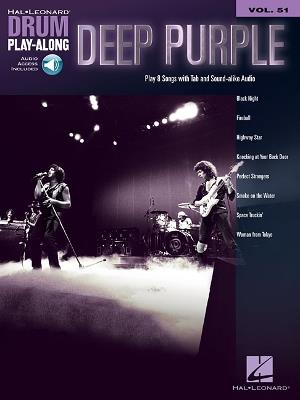  Deep Purple - Batteria + Audio Online - Drum Play-Along Volume 51 -  Deep Purple - copertina
