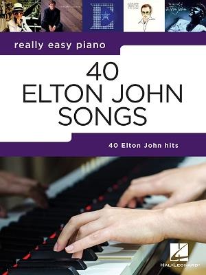 Really Easy Piano: 40 Elton John Songs - cover
