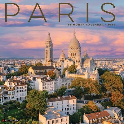 Paris 2026 12 X 12 Wall Calendar - Willow Creek Press - cover