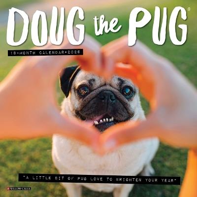 Doug the Pug 2026 7 X 7 Mini Wall Calendar - cover