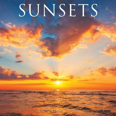 Sunsets 2026 7 X 7 Mini Wall Calendar - Willow Creek Press - cover