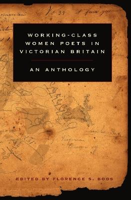 Working-Class Women Poets in Victorian Britain: An Anthology - cover