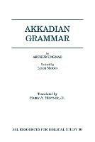 Akkadian Grammar - Arthur Ungnad - cover