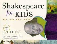 Shakespeare for Kids - Aagesen - cover