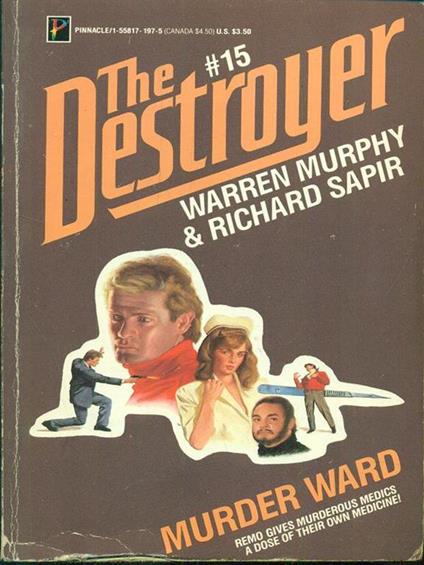 The Destroyer 15. Murder Ward - Warren Murphy - copertina