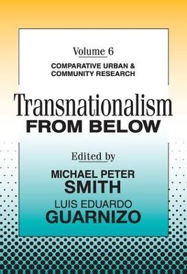 Transnationalism from Below: Comparative Urban and Community Research - Michael Peter Smith - cover