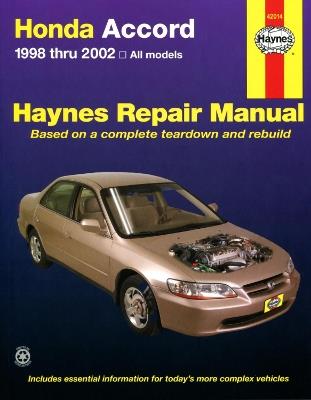 Honda Accord (1998-2002) Haynes Repair Manual (USA) - Haynes Publishing - cover
