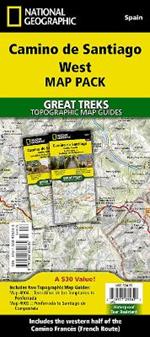 Camino de Santiago - Camino Frances West Map Pack Bundle: 2 Map set