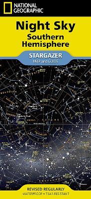 Night Sky - Southern Hemisphere Map: Stargazer folded - Nat Geo Maps - cover