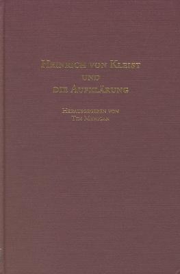 Heinrich von Kleist und die Aufklärung - cover
