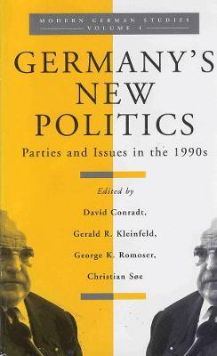 Germany's New Politics: Parties and Issues in the 1990s - cover
