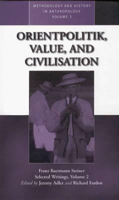Orientpolitik, Value, and Civilization - cover