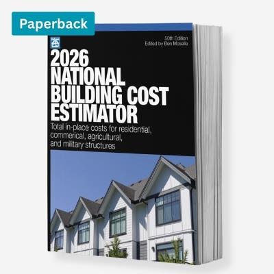 2026 National Building Cost Manual - Ben Moselle - cover