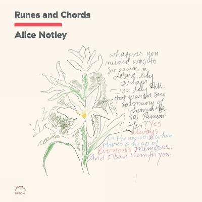 Runes And Chords - Alice Notley - cover