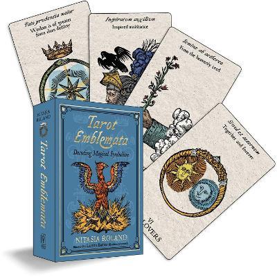 Tarot Emblemata: Decoding Magical Symbolism (83 Full-Color Cards and 192-Page Guidebook) - Nitasia Roland - cover