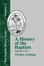 A History of the Baptists - Vol. 2