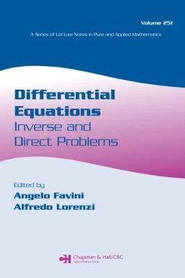 Differential Equations: Inverse and Direct Problems - cover