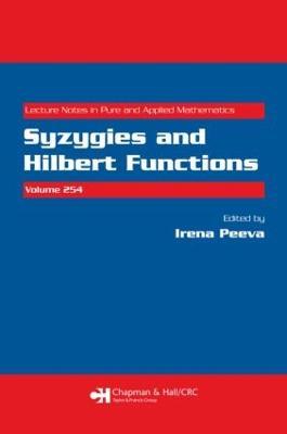 Syzygies and Hilbert Functions - cover
