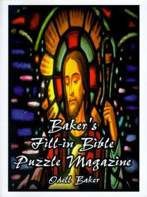 Baker's Fill-in Bible Puzzle Magazine - Odell Baker - cover