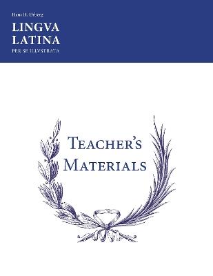 Lingua Latina: Teacher's Materials/Key - Hans H. rberg - cover