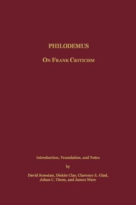 Philodemus: On Frank Criticism - cover