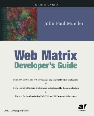 Web Matrix Developer's Guide - John Mueller - cover