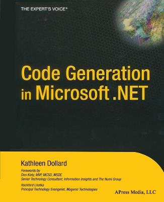 Code Generation in Microsoft .NET - Kathleen Dollard - cover