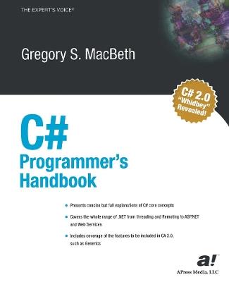 C# Programmer's Handbook - Gregory S. Macbeth - cover