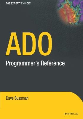 ADO Programmer's Reference - David Sussman - cover