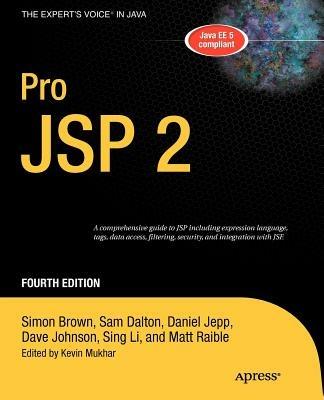 Pro JSP 2 - Simon Brown,Sam Dalton,Sing Li - cover