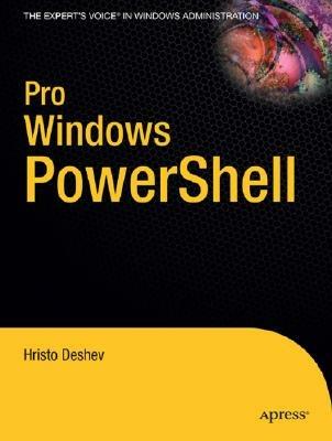 Pro Windows PowerShell - Hristo Deshev - cover