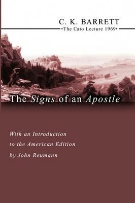 Signs of an Apostle - C. K. Barrett - cover