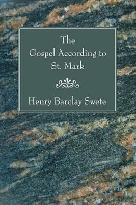 Gospel According to St. Mark - Henry Barclay Swete - cover