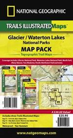 Glacier/waterton Lakes National Parks,map Pack Bundle: Trails Illustrated National Parks