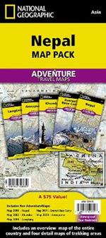 Nepal, Map Pack Bundle: Travel Maps International Adventure/Destination Map