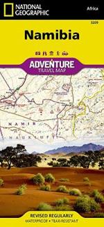 Namibia: Travel Maps International Adventure Map