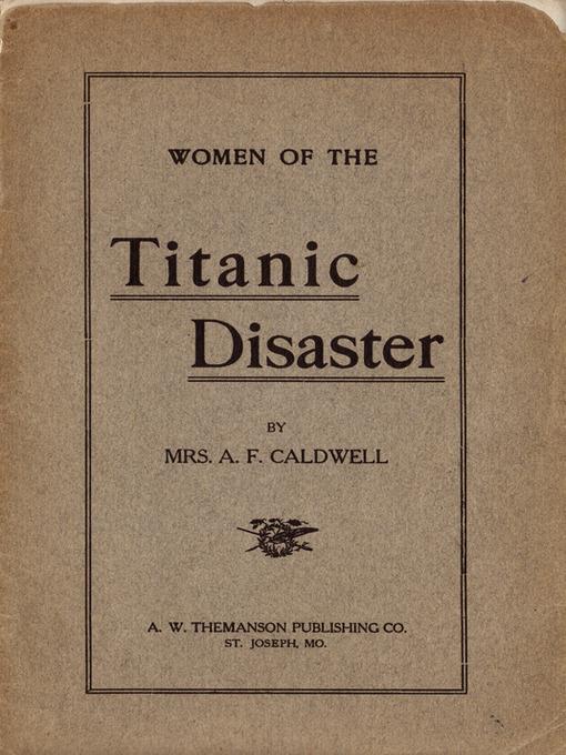 Women of the Titanic Disaster