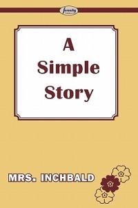 A Simple Story - Mrs Inchbald - cover