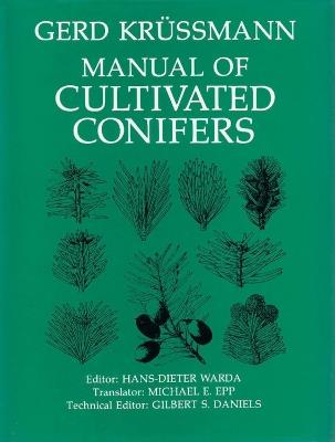 Manual of Cultivated Conifers - Gerd Krussmann - cover