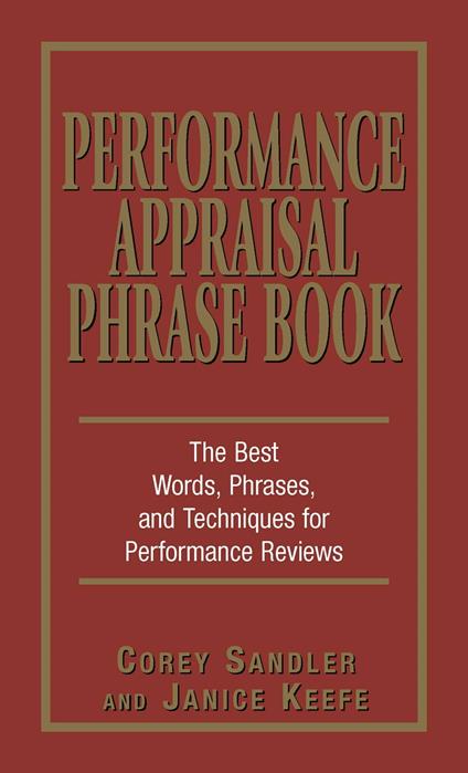 Performance Appraisal Phrase Book