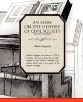 An Essay on the History of Civil Society - Adam Ferguson - cover