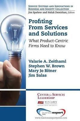 PROFITING FROM SERVICES AND SO - ZEITHAML - cover