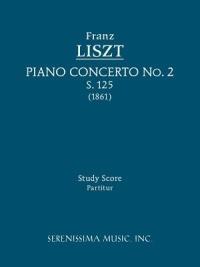Piano Concerto No.2, S.125: Study score - Bernhard Stavenhagen - cover